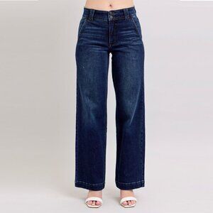 Judy Blue High Waist Wide Leg Jeans